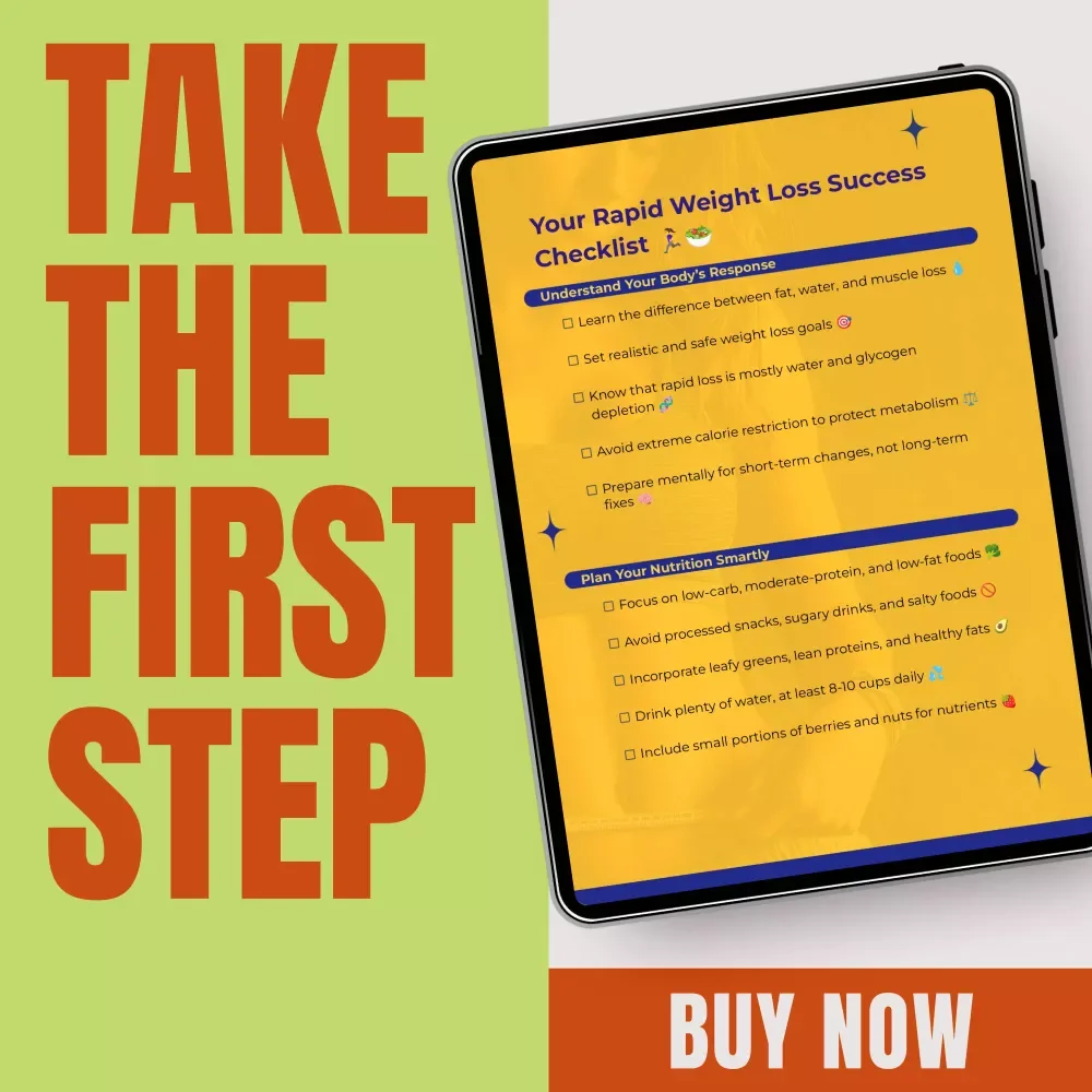 Your Rapid Weight Loss Success Checklist – 7-Day Kickstart Plan for Anyone Searching How to Lose 10 lbs in a Week