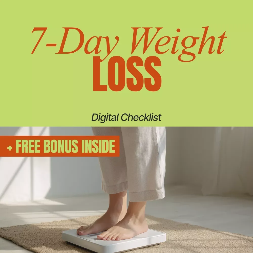 Your 7-Day Weight Loss Action Checklist – Simple Daily Plan for Fast Results | How to Lose 5 Pounds a Week