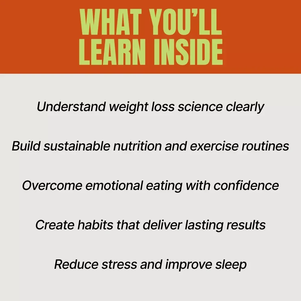 Real Weight Loss, Real Results: A No-Nonsense Guide to Achieving Your Goals | Practical Weight Loss Guide | Science-Backed Nutrition, Mindset & Habits for Anyone Learning how to seriously lose weight