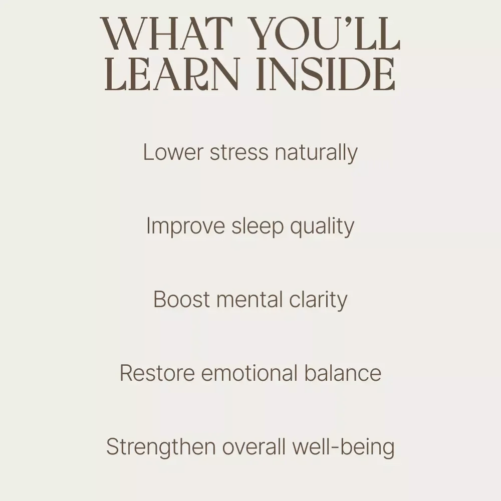 Calm Your Body, Clear Your Mind, Balance Your Life: A Complete Guide to Natural Remedies for Cortisol Reduction