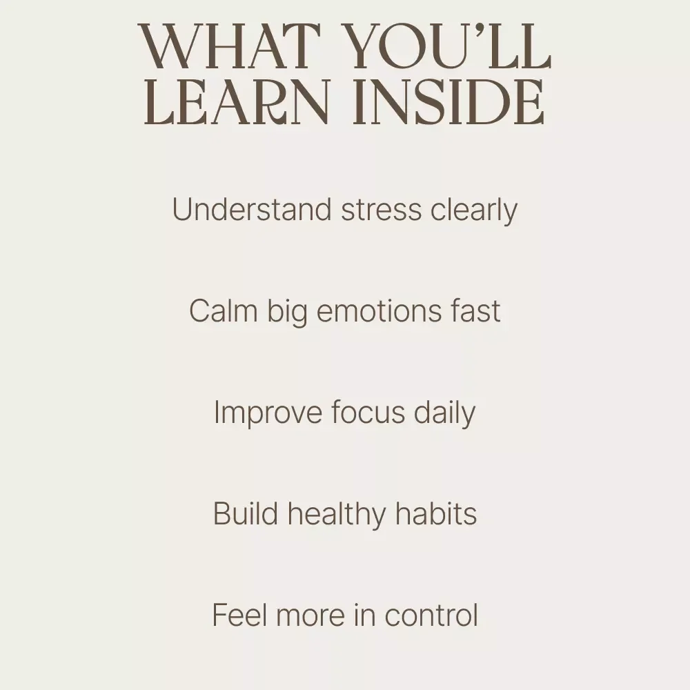 A Mindfulness-Based Stress Reduction Guide for Teens | Practical Mindfulness Based Stress Reduction for Teens | Digital Guide for Calm, Focus & Emotional Balance