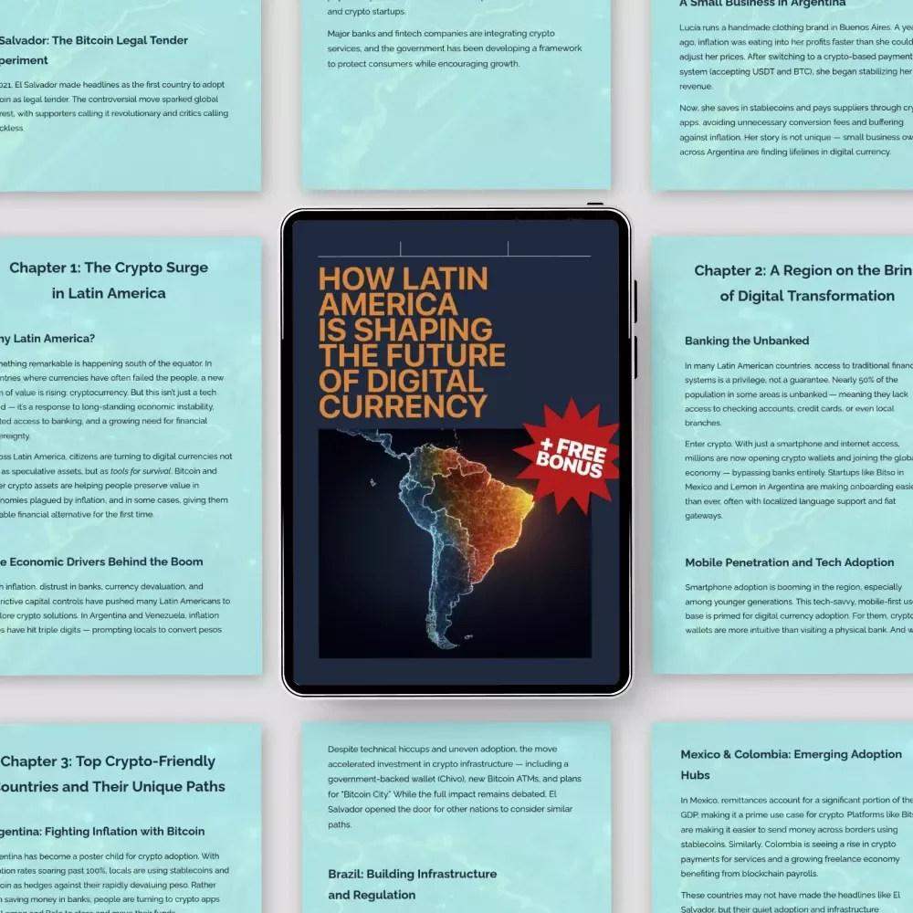 How Latin America is Shaping the Future of Digital Currency | The Ultimate Guide to Latin America Cryptocurrency Growth, Bitcoin Adoption & Emerging Crypto Markets eBook