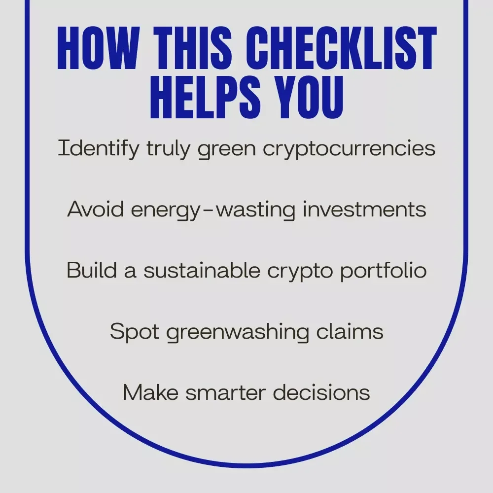 Step-by-Step Guide to Eco-Friendly Investing – Green Cryptocurrencies with Low Energy Use Checklist for Sustainable & Responsible Crypto Portfolio Building