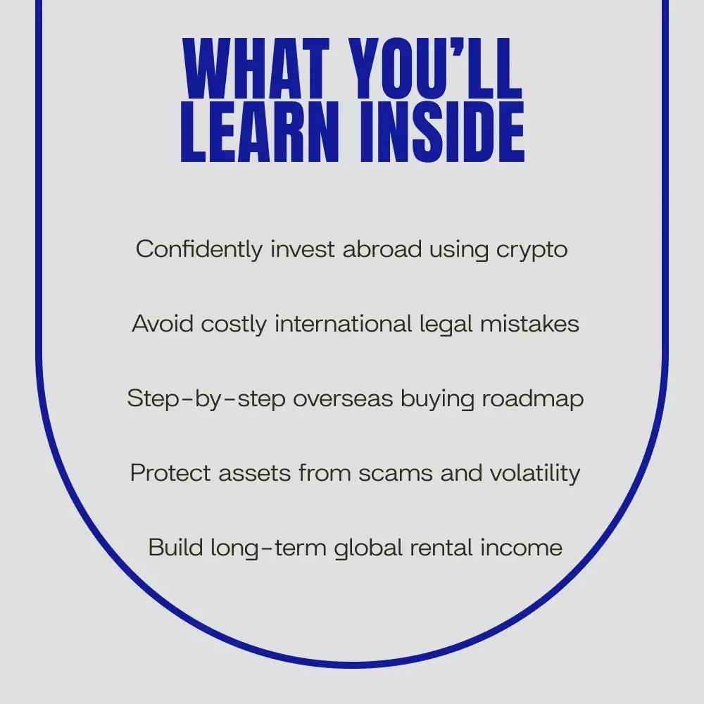 Crypto Keys to Global Real Estate Wealth – The Ultimate Guide to Real estate crypto investments abroad & International Property Investing with Cryptocurrency