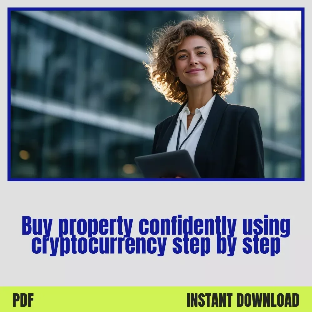 Your Smart Guide to the Future of Real Estate | Real Estate Purchases with Crypto Digital Guide, Bitcoin Property Buying eBook, Crypto Real Estate Checklist & Investment Resource