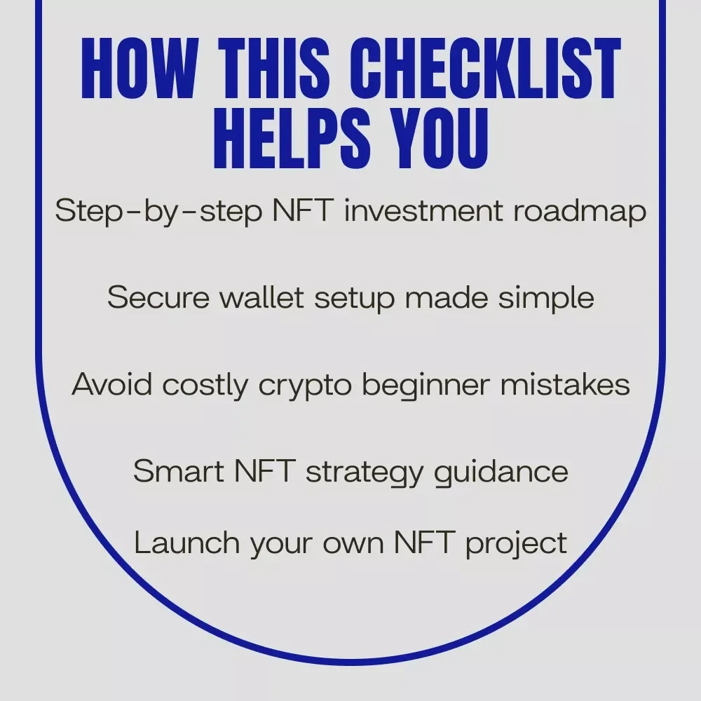 NFT & Crypto Power Play Checklist – Complete Beginner to Pro NFT Investing Guide, Blockchain Setup, Wallet Security & Digital Asset Strategy Planner