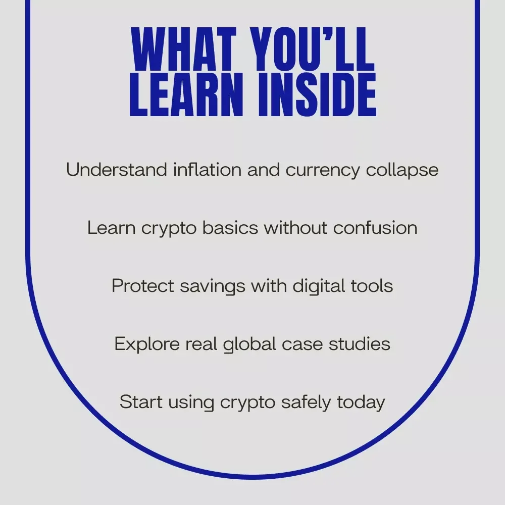 How Digital Currencies Are Reshaping Economies in Crisis – eBook Guide on Crypto’s impact on inflation-stricken economies, Financial Survival, Bitcoin & Stablecoins in Developing Markets