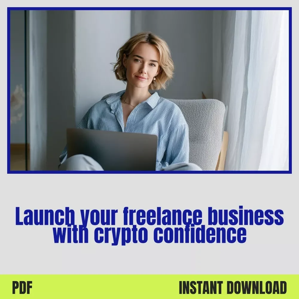 Freelancer’s Crypto Kickstart Checklist – Crypto for Freelancers and Remote Workers Digital Download, Printable Business Payment Guide, Borderless Income Setup