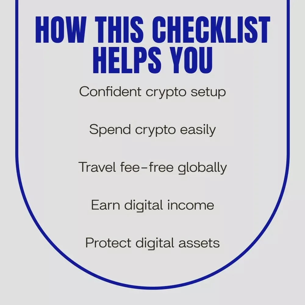 Your Fun, Practical Guide to Going Digital with Your Dollars – Using cryptocurrency in everyday life Checklist for Beginners & Crypto-Native Living