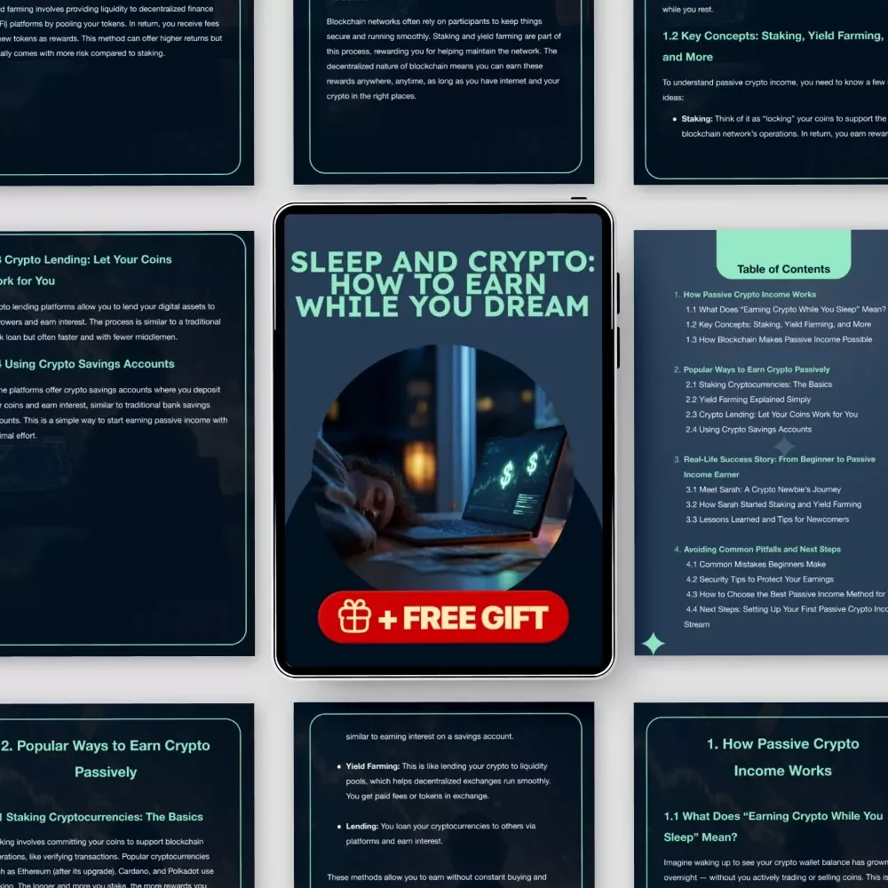 Sleep and Crypto: How to Earn While You Dream - Unlock Passive Crypto Income Now