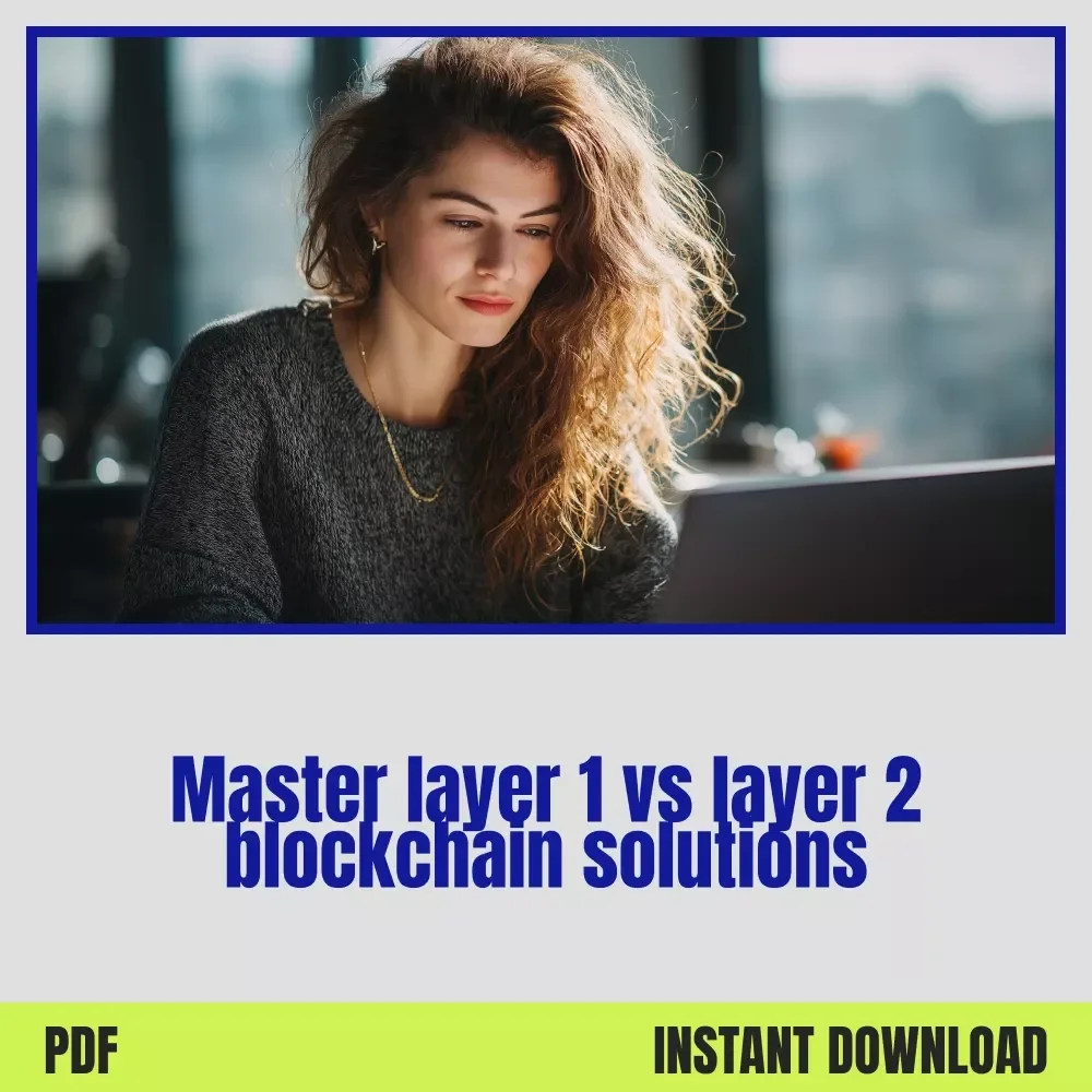 Your Actionable Checklist for Layer 1 and Layer 2 Success | Layer 1 vs Layer 2 Blockchain Solutions Guide for Crypto Investors, Developers & Web3 Entrepreneurs