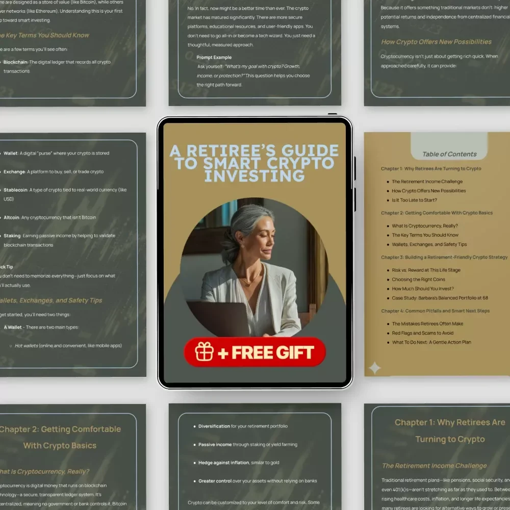 A Retiree’s Guide to Smart Crypto Investing: Easy and Practical Crypto Strategies for Retirees