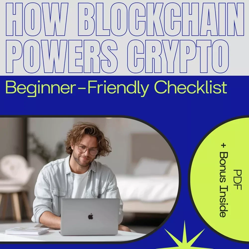 Your Blockchain & Crypto Power Play – Beginner-Friendly Checklist Explaining How blockchain powers crypto, Bitcoin, Smart Contracts & Decentralization Guide