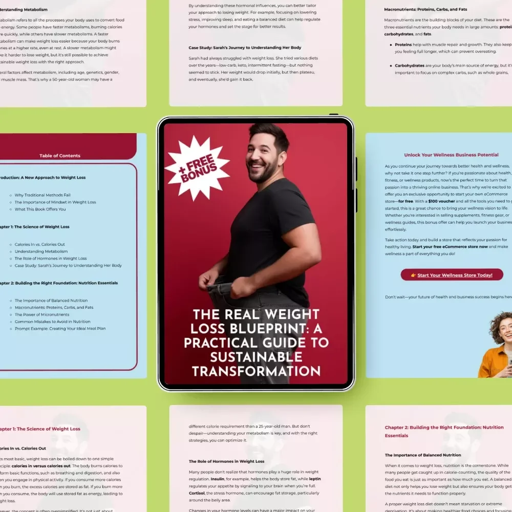 Real Weight Loss, Real Results: A No-Nonsense Guide to Achieving Your Goals | Practical Weight Loss Guide | Science-Backed Nutrition, Mindset & Habits for Anyone Learning how to seriously lose weight