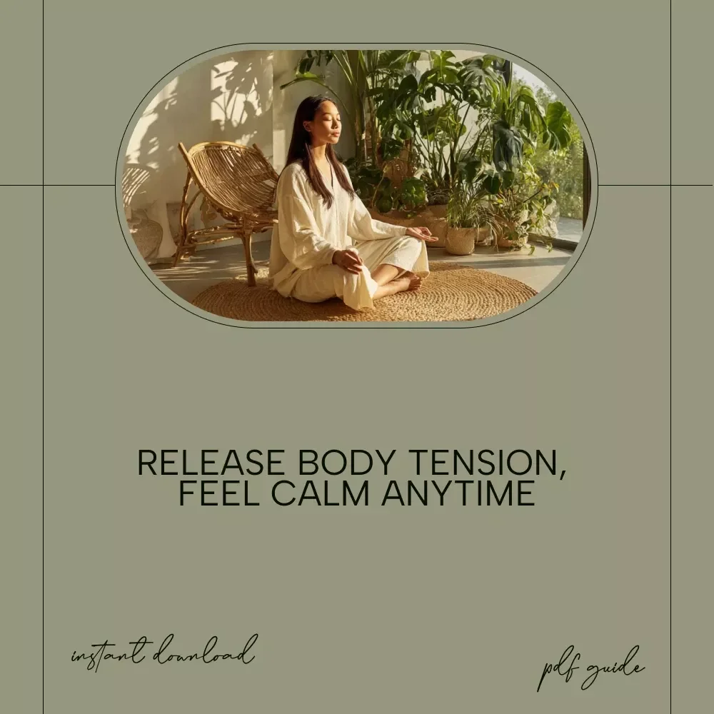 The Relaxed Body Blueprint: How to Release Tension and Feel Calm Anytime | Deep Muscle Relaxation Ebook, Progressive Muscle Relaxation Guide, Stress Relief Workbook