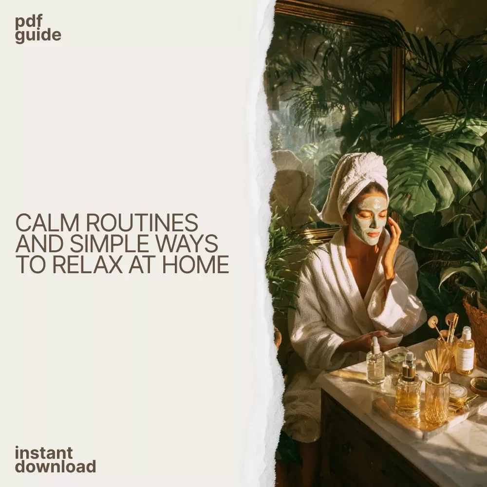 Find Your Calm at Home – A Simple, Soul-Soothing Guide to Ways to Relax at Home, Build Peaceful Routines, and Create a Stress-Free Sanctuary