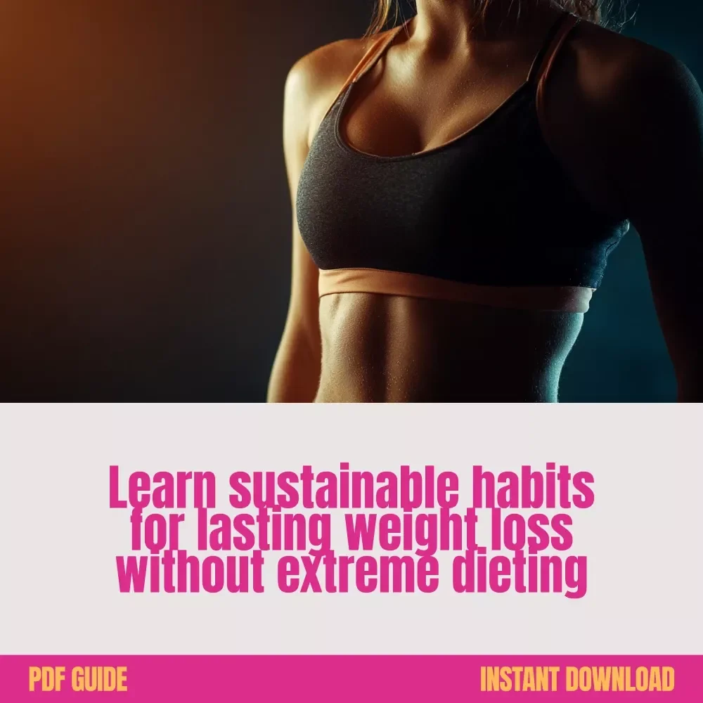 The Real Weight Loss Blueprint: A Practical Guide to Sustainable Transformation | How to Seriously Lose Weight eBook | Healthy Habits, Nutrition & Fitness Guide
