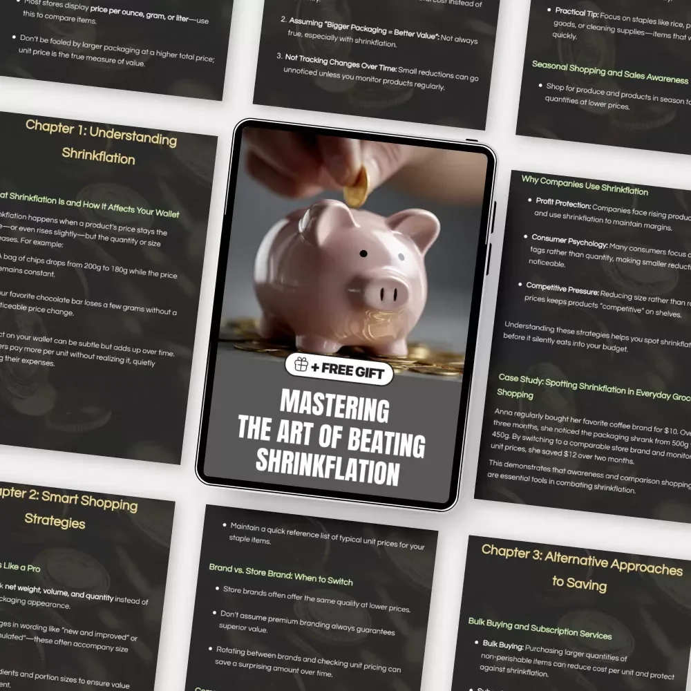 Mastering the Art of Beating Shrinkflation – The Ultimate Guide on How to Beat Shrinkflation, Smart Shopping Strategies & Long-Term Savings