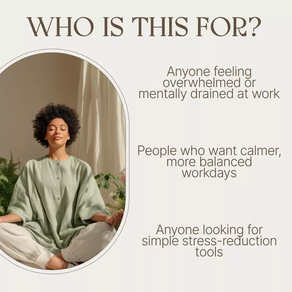 Find Calm and Clarity in Every Workday – Stress Management Guide, Burnout Prevention eBook, Workplace Wellness Digital Download