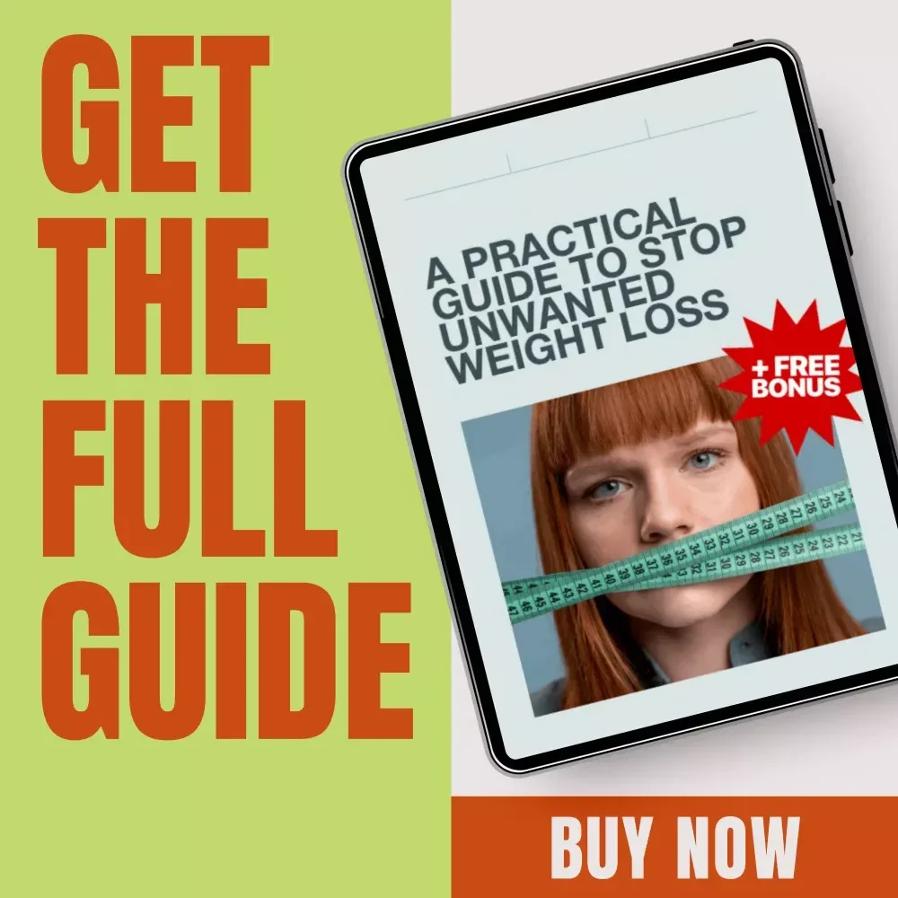 A Practical Guide to Stop Unwanted Weight Loss – How to Stop Weight Loss with Nutrition, Lifestyle, and Tracking Strategies