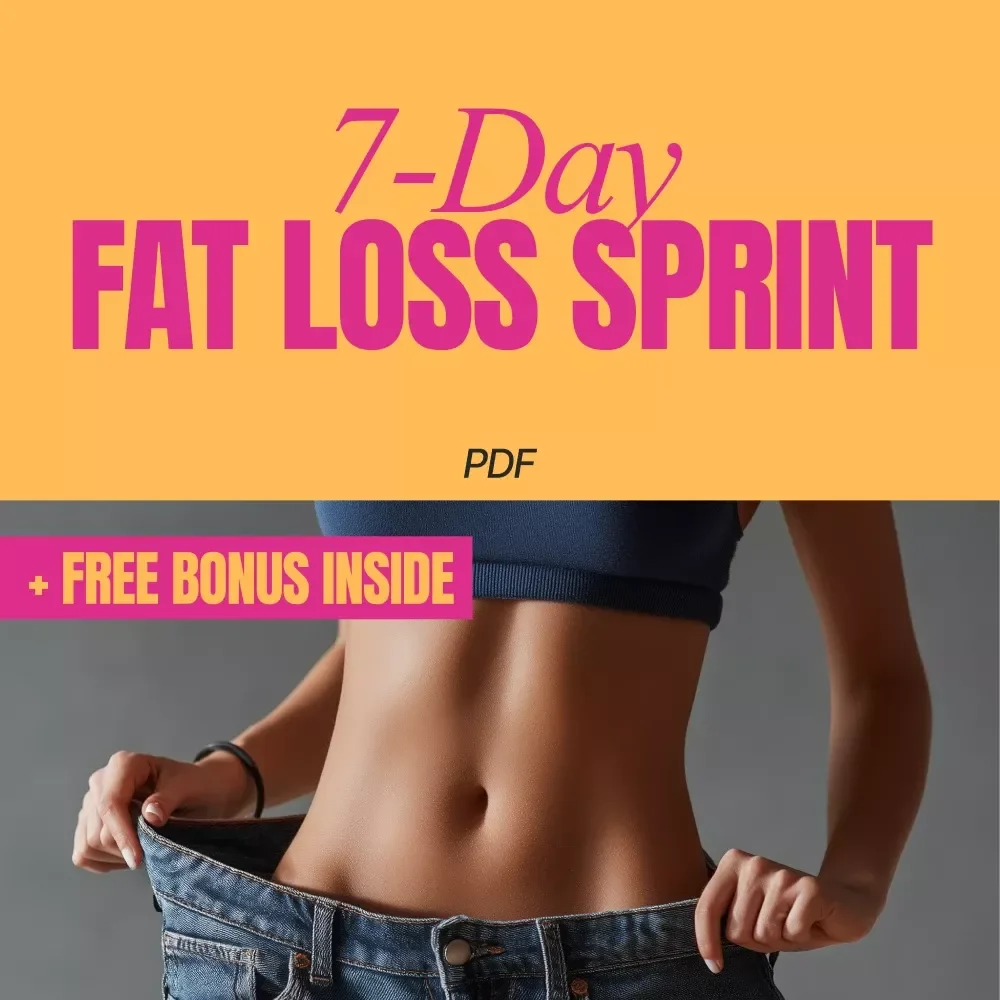 7-Day Fat Loss Sprint Checklist | How to Lose 10 Pounds in a Week Digital Download | Rapid Fat Loss Reset & Meal Prep Guide