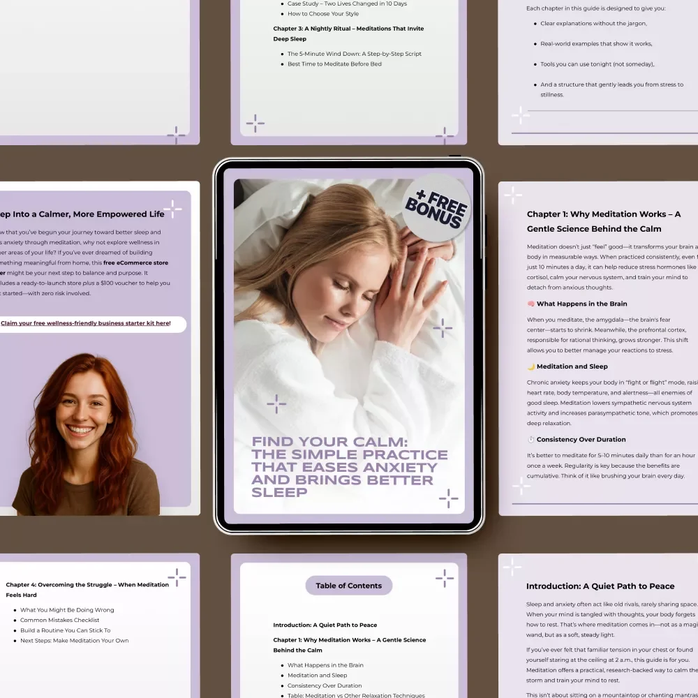 Find Your Calm: The Simple Practice That Eases Anxiety and Brings Better Sleep | Meditation Guide for Restful Nights & Inner Peace
