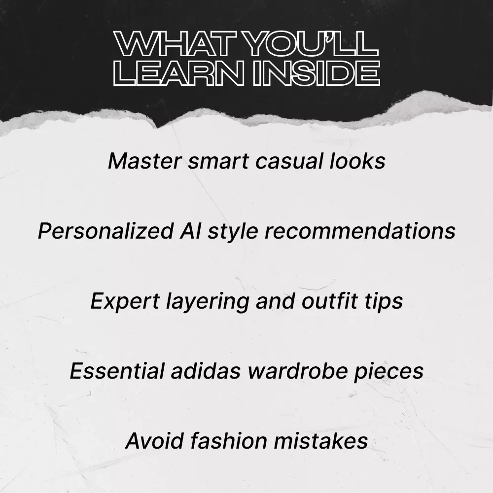 Adidas Smart Casual: Effortless Style Meets Comfort eBook – Master Your Smart Casual Look with adidas