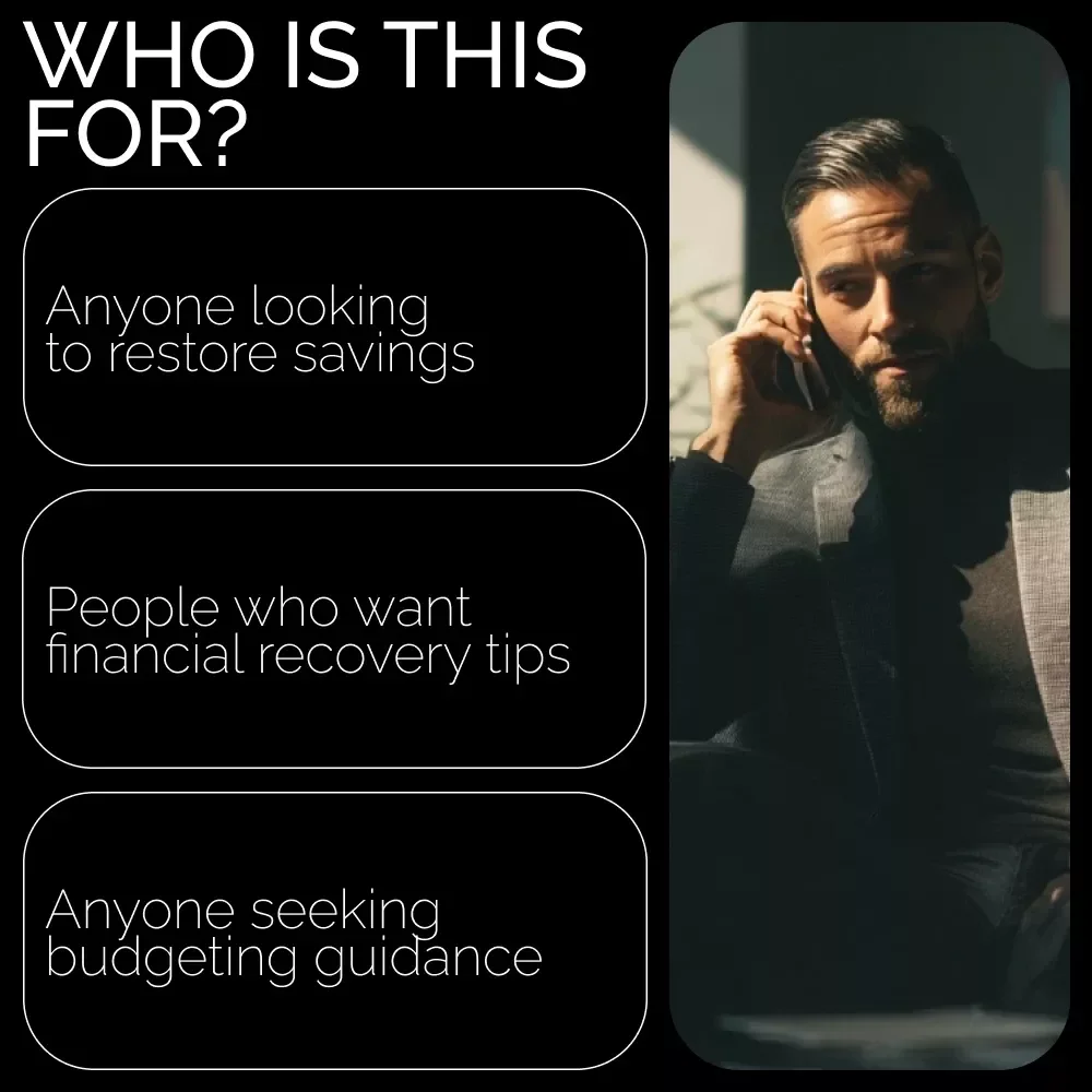 Rebuilding Your Savings After a Withdrawal - eBook Guide to Financial Recovery