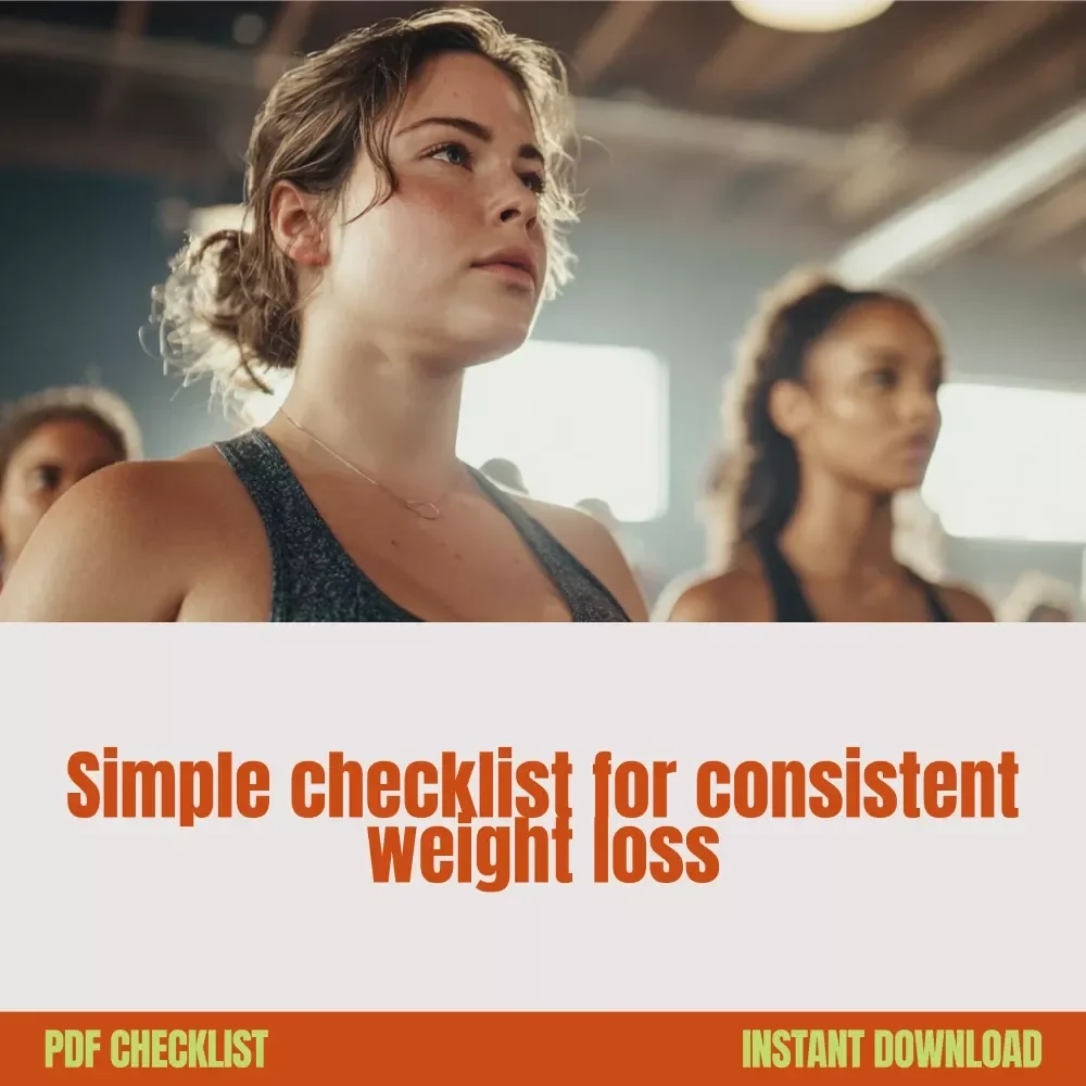 Your Ultimate Weight Loss Gym Checklist – Digital Guide for Weight Loss Workout Gym Success, Weekly Fitness Planner & Motivation Tool