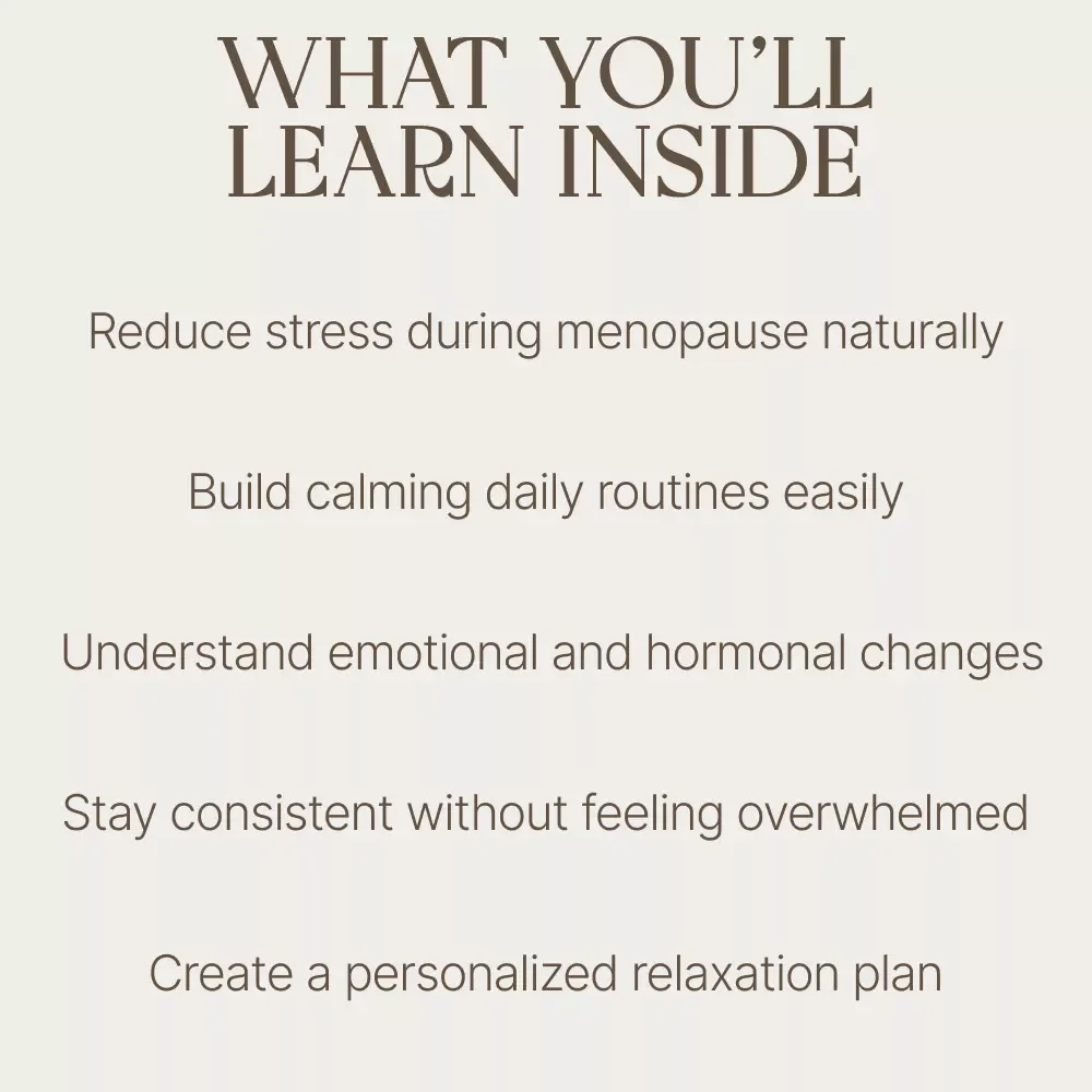 Finding Calm in the Change – Menopause Relaxation Techniques Guide for Stress Relief, Emotional Balance, Daily Calm Routines & Personalized Self-Care Planner (Digital Download)
