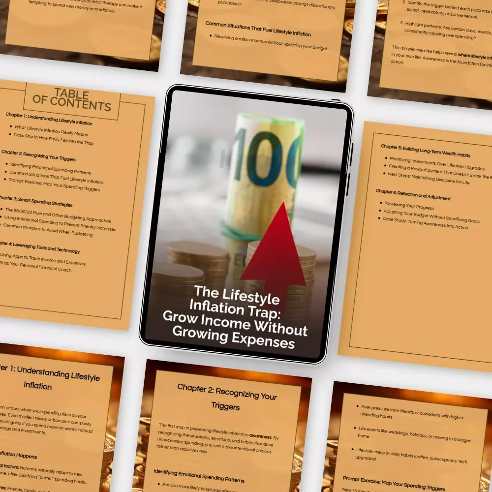 The Lifestyle Inflation Trap: Grow Income Without Growing Expenses - eBook Guide to Avoid Lifestyle Inflation Traps