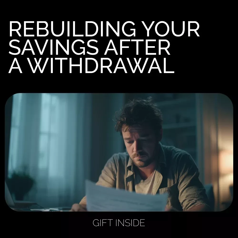 Rebuilding Your Savings After a Withdrawal - eBook Guide to Financial Recovery