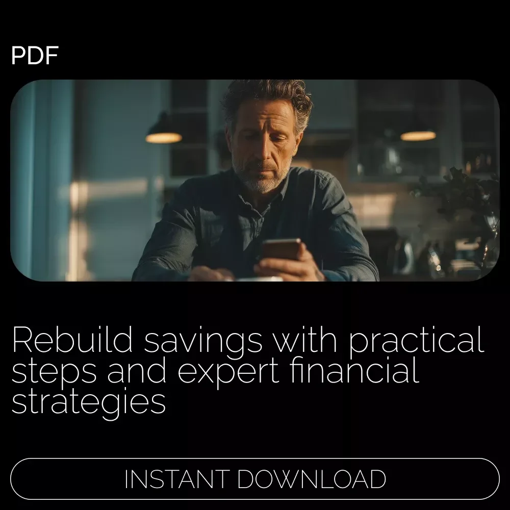 Rebuilding Your Savings After a Withdrawal - eBook Guide to Financial Recovery