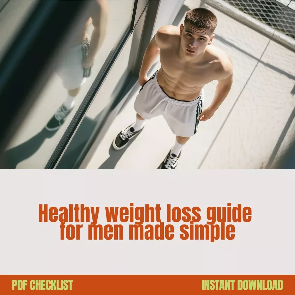 The Men’s Healthy Weight Loss Checklist – Ultimate Digital Guide for a Healthy Diet for Weight Loss Male