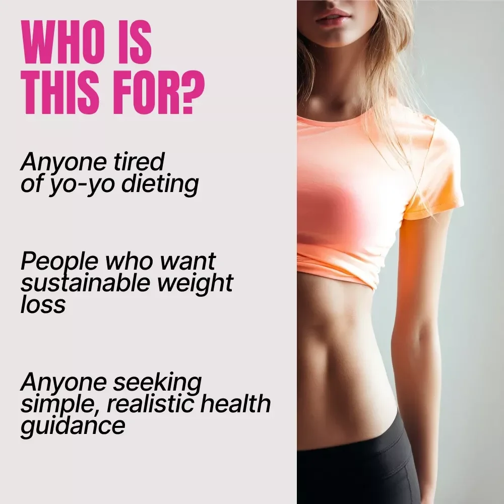 The Real Weight Loss Blueprint: A Practical Guide to Sustainable Transformation | How to Seriously Lose Weight eBook | Healthy Habits, Nutrition & Fitness Guide