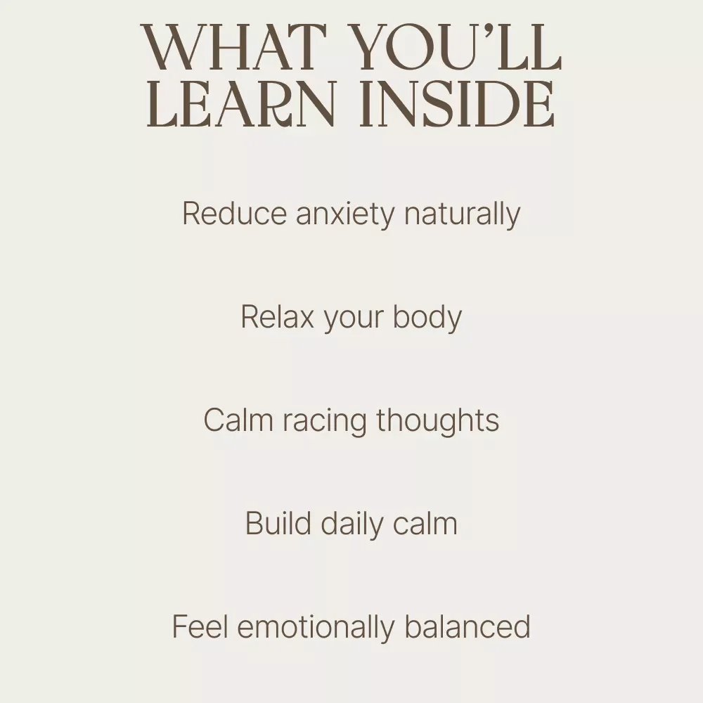 Find Your Calm: Simple Steps to Ease Anxiety and Relax Naturally | Gentle Anxiety Relief Guide | Mindfulness Based Reduction & Relaxation Practices