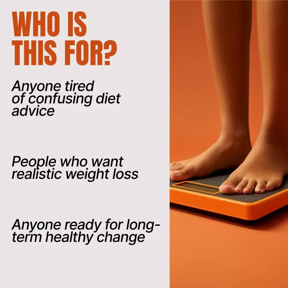 Real Weight Loss, Real Results: A No-Nonsense Guide to Achieving Your Goals | Practical Weight Loss Guide | Science-Backed Nutrition, Mindset & Habits for Anyone Learning how to seriously lose weight