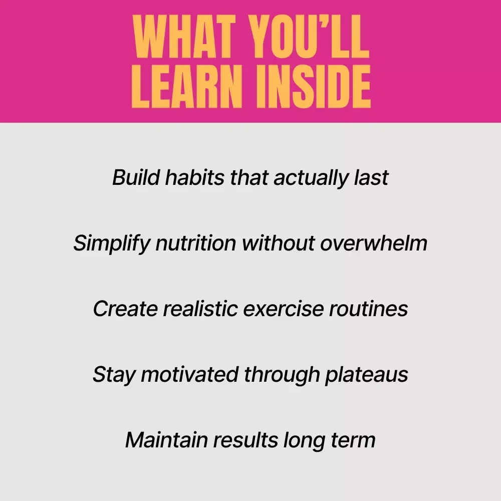 The Real Weight Loss Blueprint: A Practical Guide to Sustainable Transformation | How to Seriously Lose Weight eBook | Healthy Habits, Nutrition & Fitness Guide