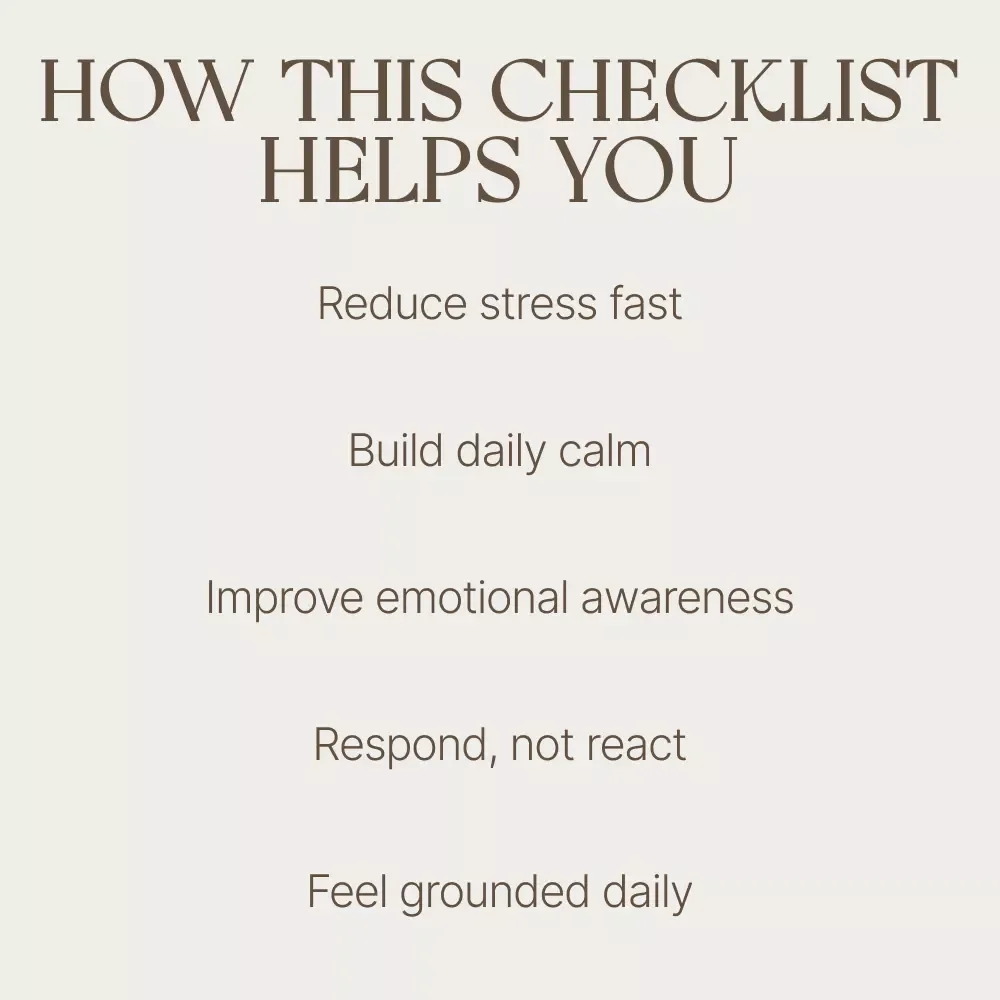 Stay Grounded, Stay You with The Mindfulness Checklist – A Calm, Teen-Friendly Guide to Mindfulness Based Stress Reduction for Teens