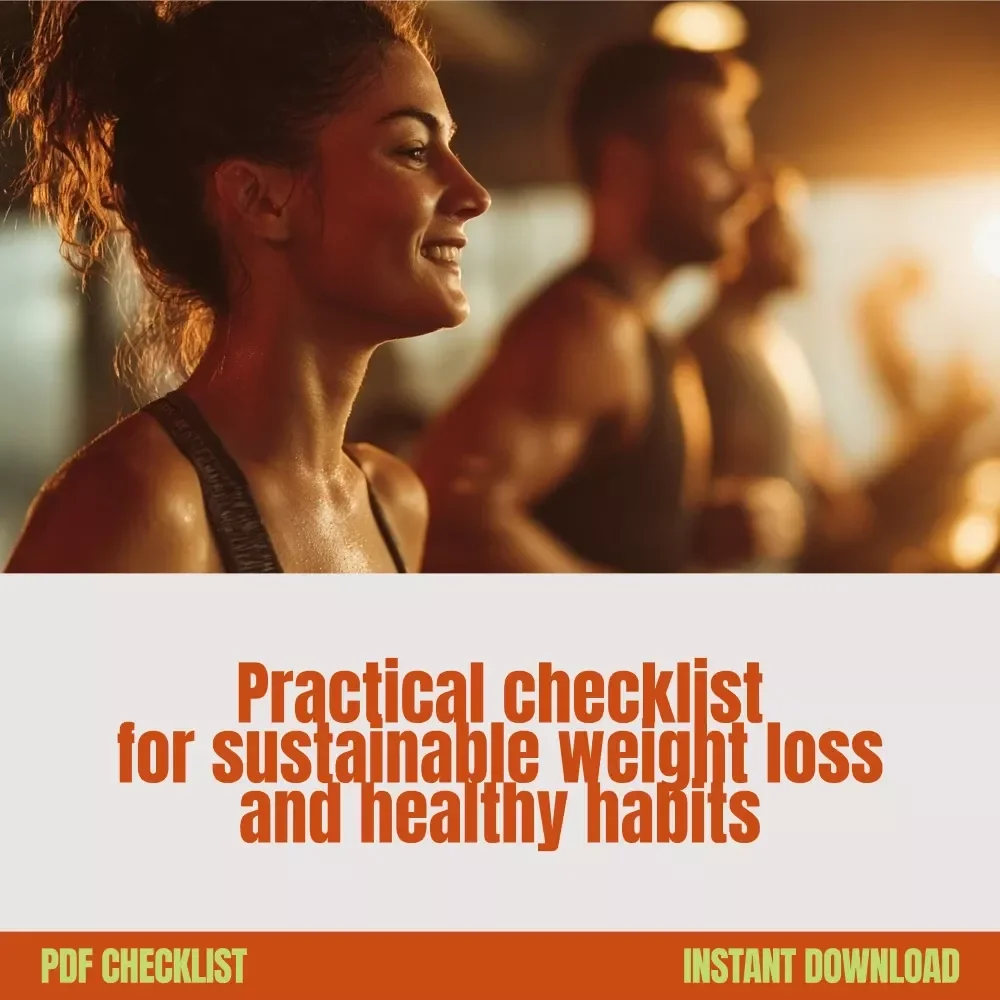 Make It Count Weight Loss Checklist – How Do I Lose Weight Guide, Digital Download for Sustainable Dieting & Healthy Habits