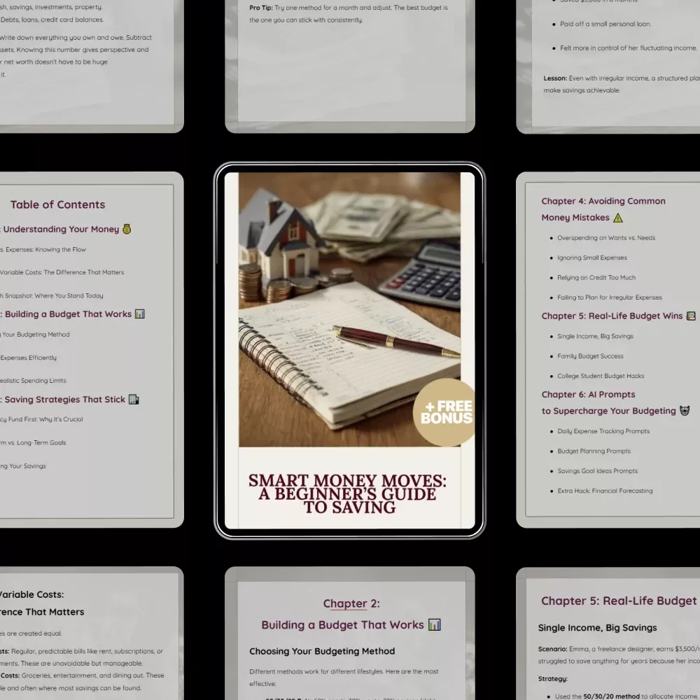 Your Easy Guide to Budgeting & Saving – Practical Ebook for Budgeting and Saving, Money Management Planner, Personal Finance Digital Download