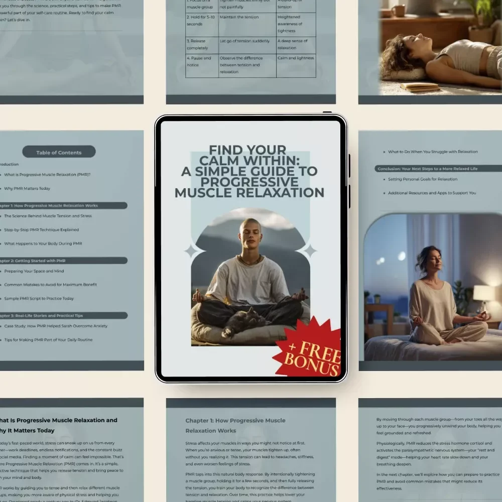 Find Your Calm Within: A Simple Guide to Progressive Muscle Relaxation – PMR Relaxation Techniques, Stress Relief, and Mindful Calm Digital Guide