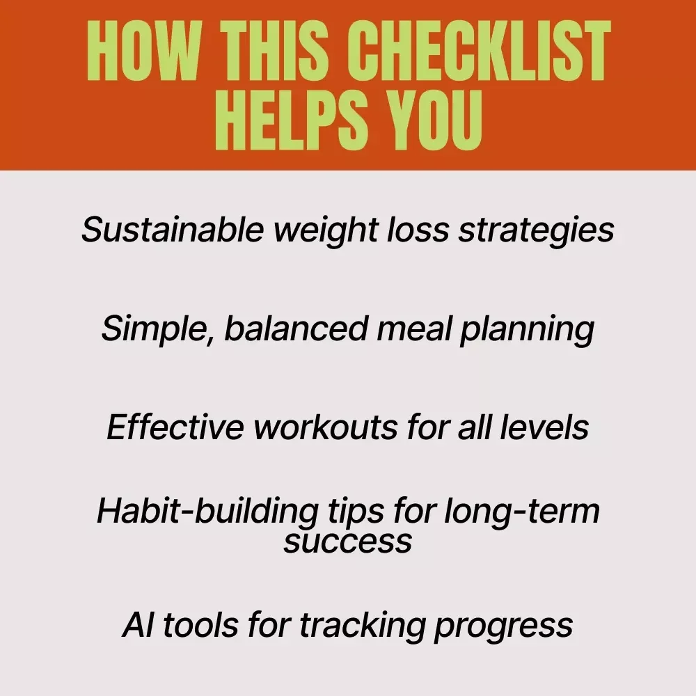 Your Ultimate 10 kg in 60 Days Wellness Checklist – Lose 10 kgs in 2 Months with Simple Steps