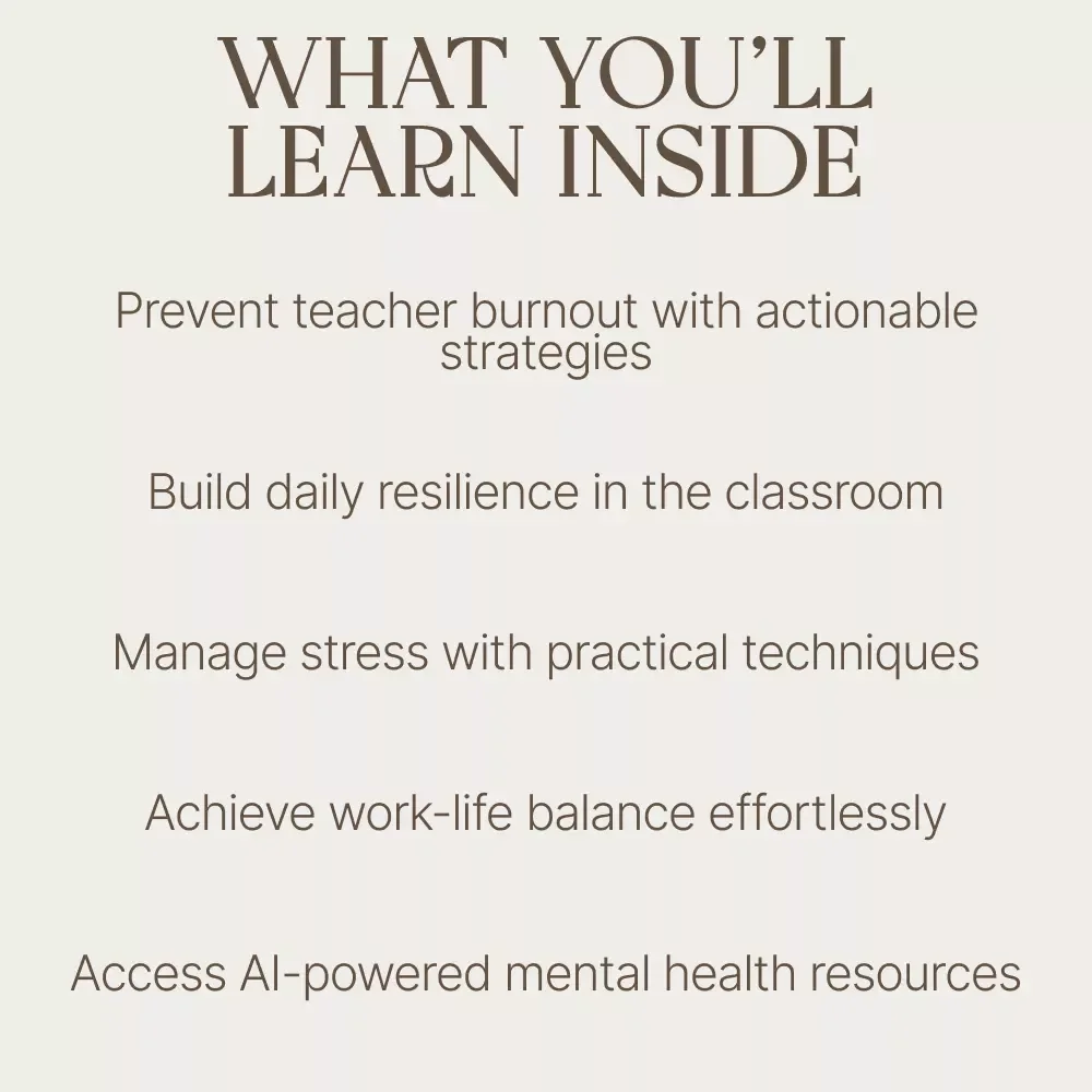 Mental Health Strategies Every Teacher Needs: A Guide to Teacher Wellbeing and Burnout Prevention