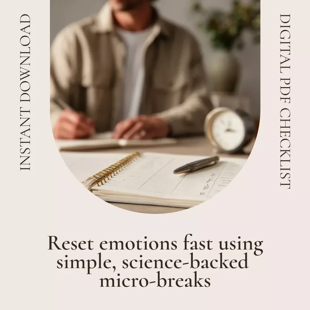 Your Emotional Recharge Checklist: Master Micro-Breaks Like a Pro | Micro-Breaks and Their Effect on Emotional Regulation | Digital Checklist for Stress Relief