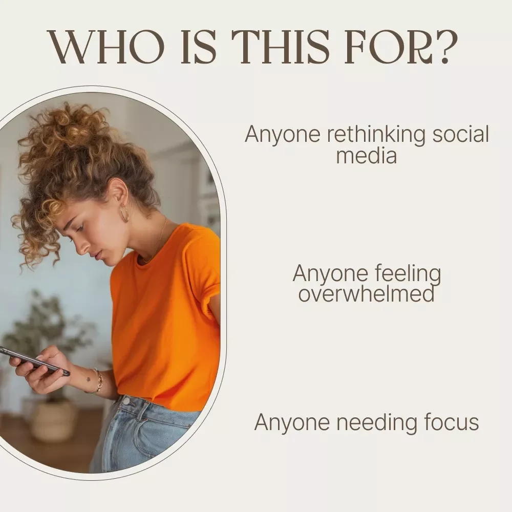 Heal Your Mind with Social Media Detox Guide – Digital Mental Health Reset, Does Deleting Social Media Improve Mental Health Workbook & Self-Care Guide