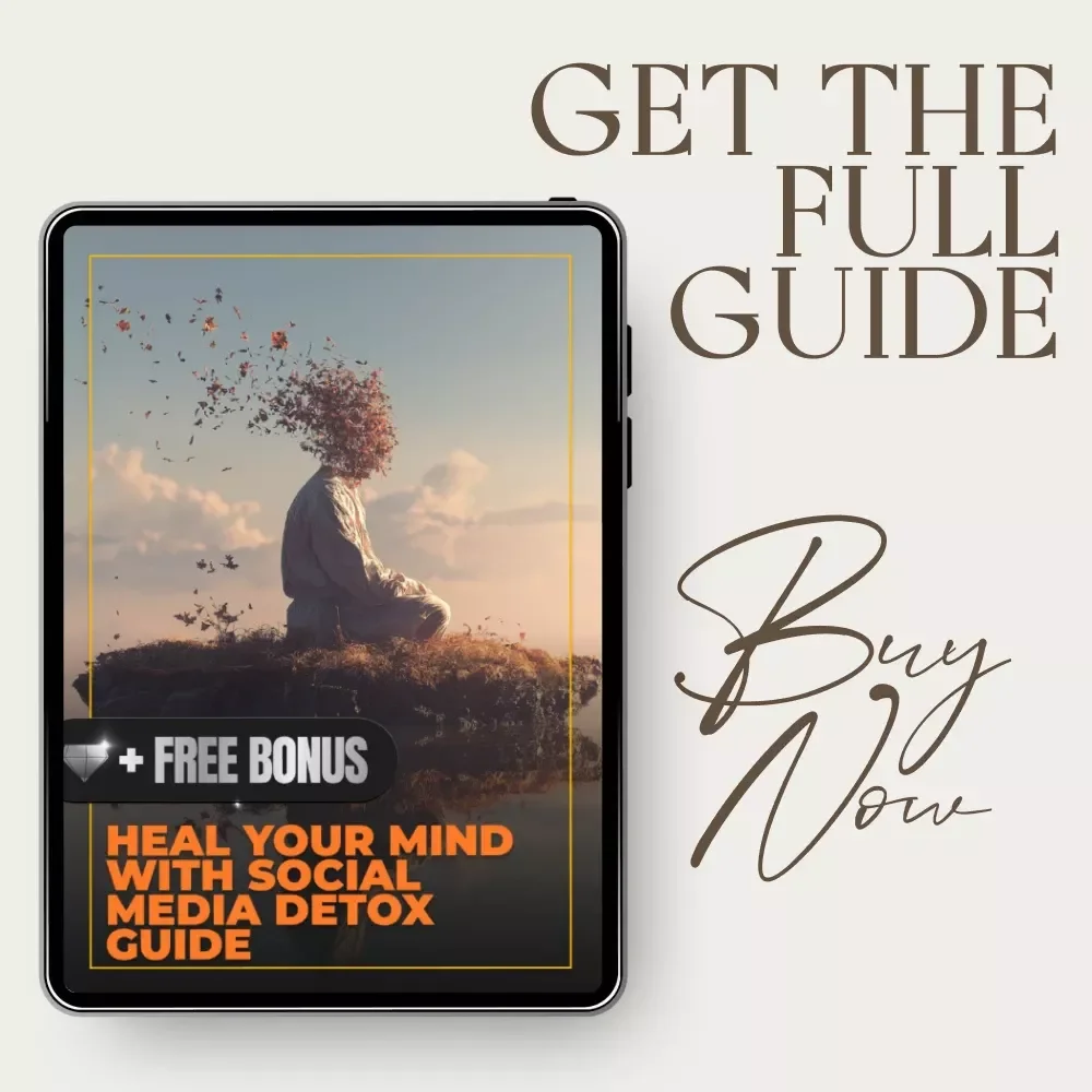 Heal Your Mind with Social Media Detox Guide – Digital Mental Health Reset, Does Deleting Social Media Improve Mental Health Workbook & Self-Care Guide