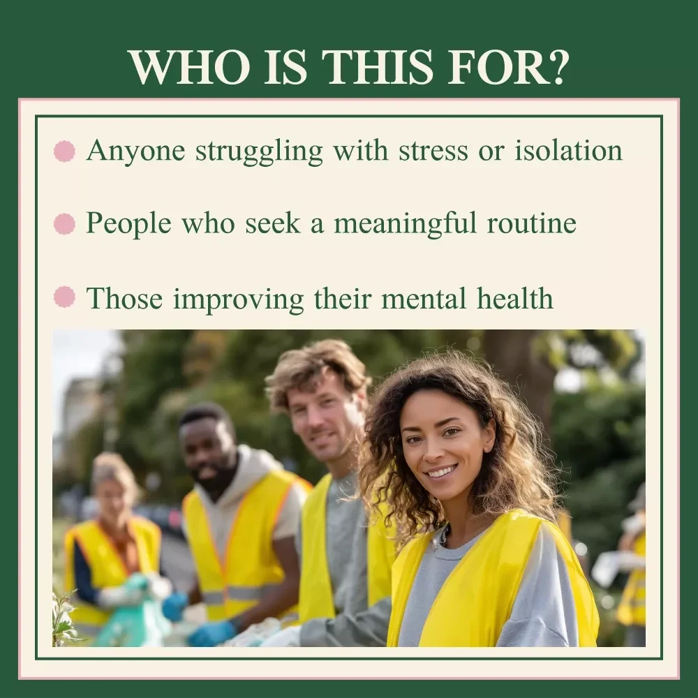 How Volunteering Heals the Mind and Lifts the Spirit – Practical Guide to the Mental Health Benefits of Volunteering, Purpose, Connection, and Emotional Wellbeing