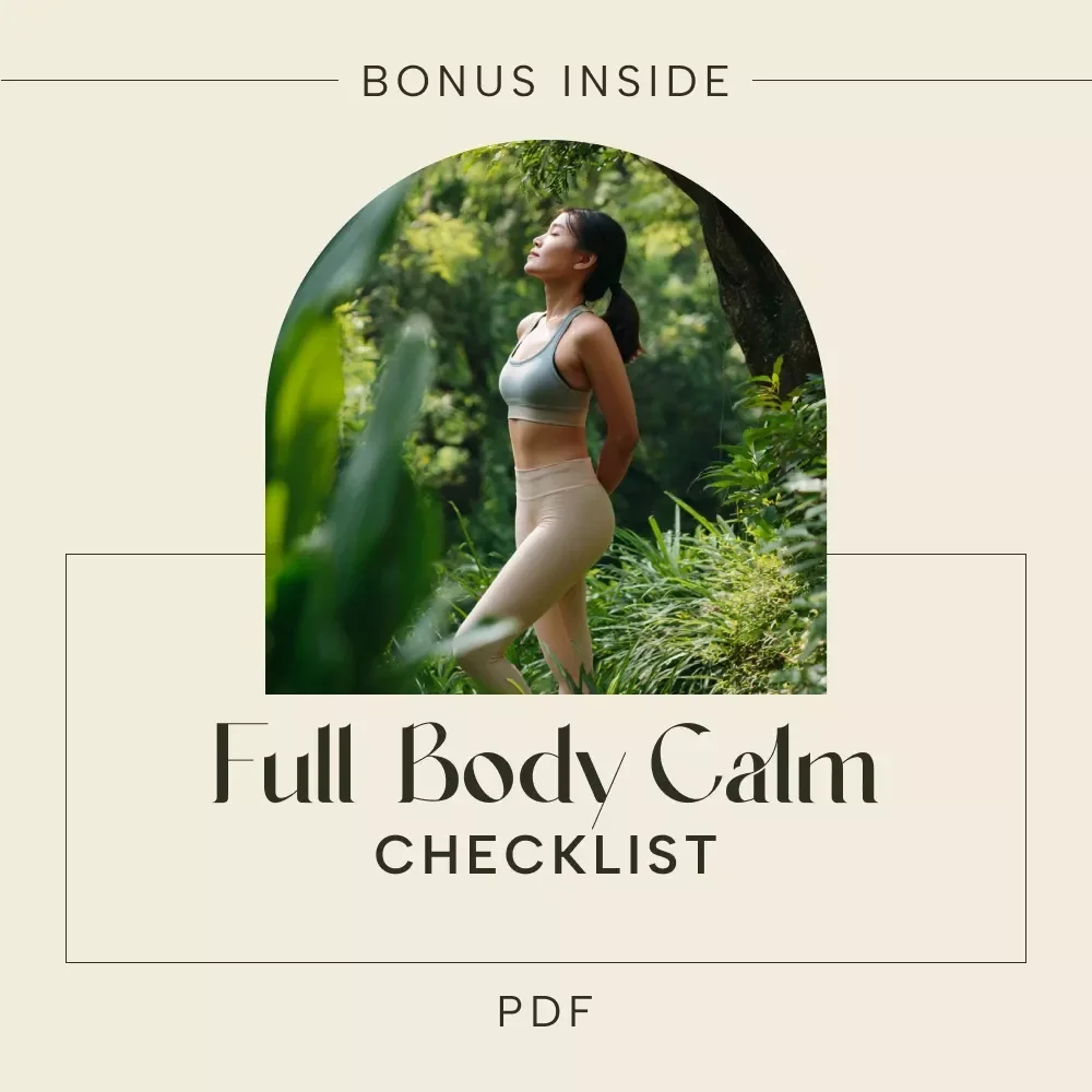 Your Step-by-Step Checklist for Full-Body Calm – Daily Deep Muscle Relaxation Checklist, Stress Relief Reset, PMR Routine for Mind & Body Ease