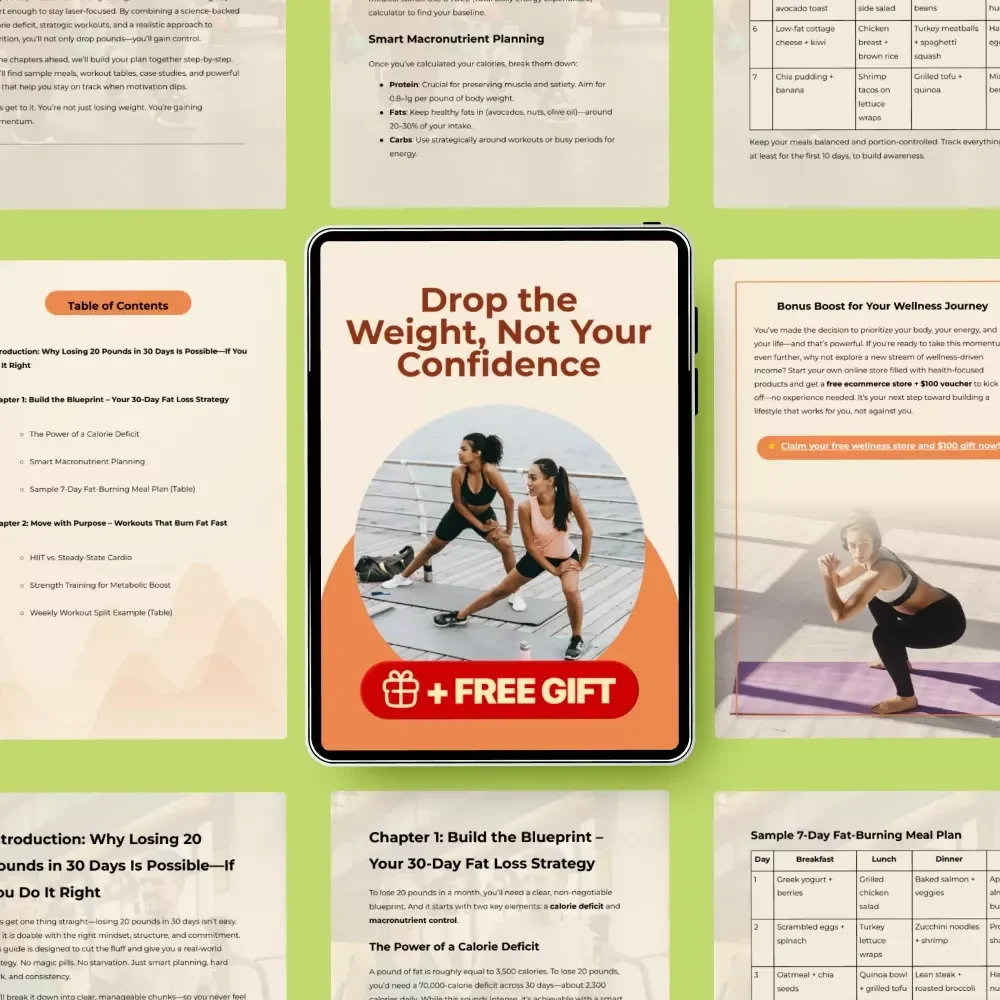 Drop the Weight, Not Your Confidence: How to Lose 20 Pounds in 30 Days with This Proven Guide